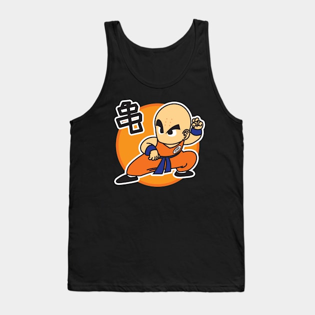 Krillin Dragon Ball T-shirt Tank Top by amratee